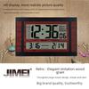 Silent Minimalist European & American Wall Clock with HD LCD Display