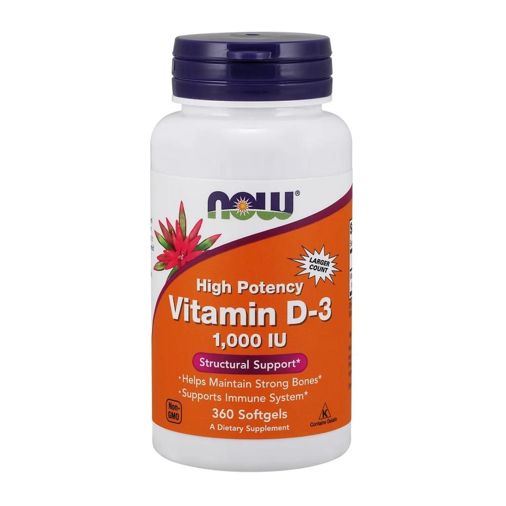Vitamin D-3, 1000 IU - 360 softgels