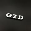 3D Metal GTD Logo Car Stickers Decals Front Hood Grill Emblem Badge for GTD Go-lf 2 4 5 6 7 8 R MK4 MK5 MK6 MK7 MK3 MK2