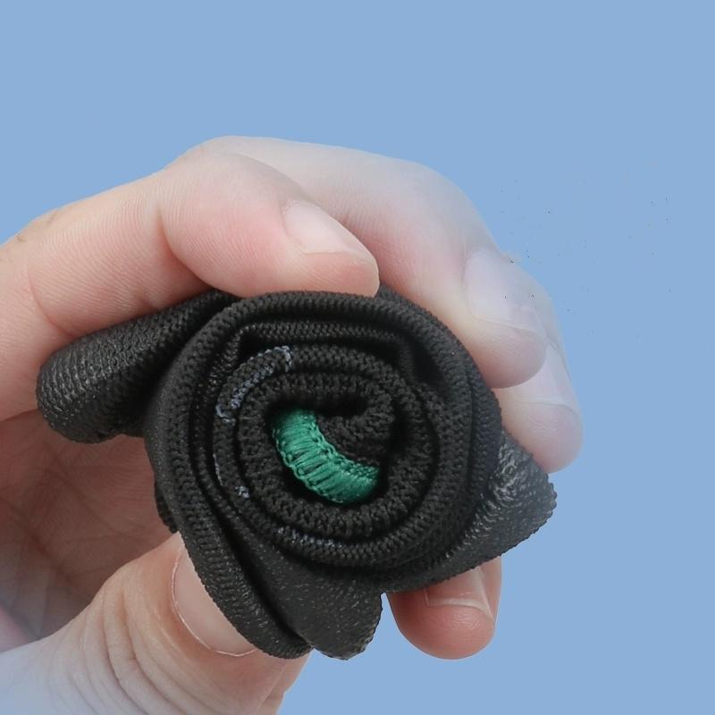 6 Paar PU-beschichtete Sicherheitsarbeitshandschuhe Rutschfest Nahtlos Gestrickt Nylon Schnittschutzhandschuhe mit Polyurethan für Industrielle Außenanwendungen