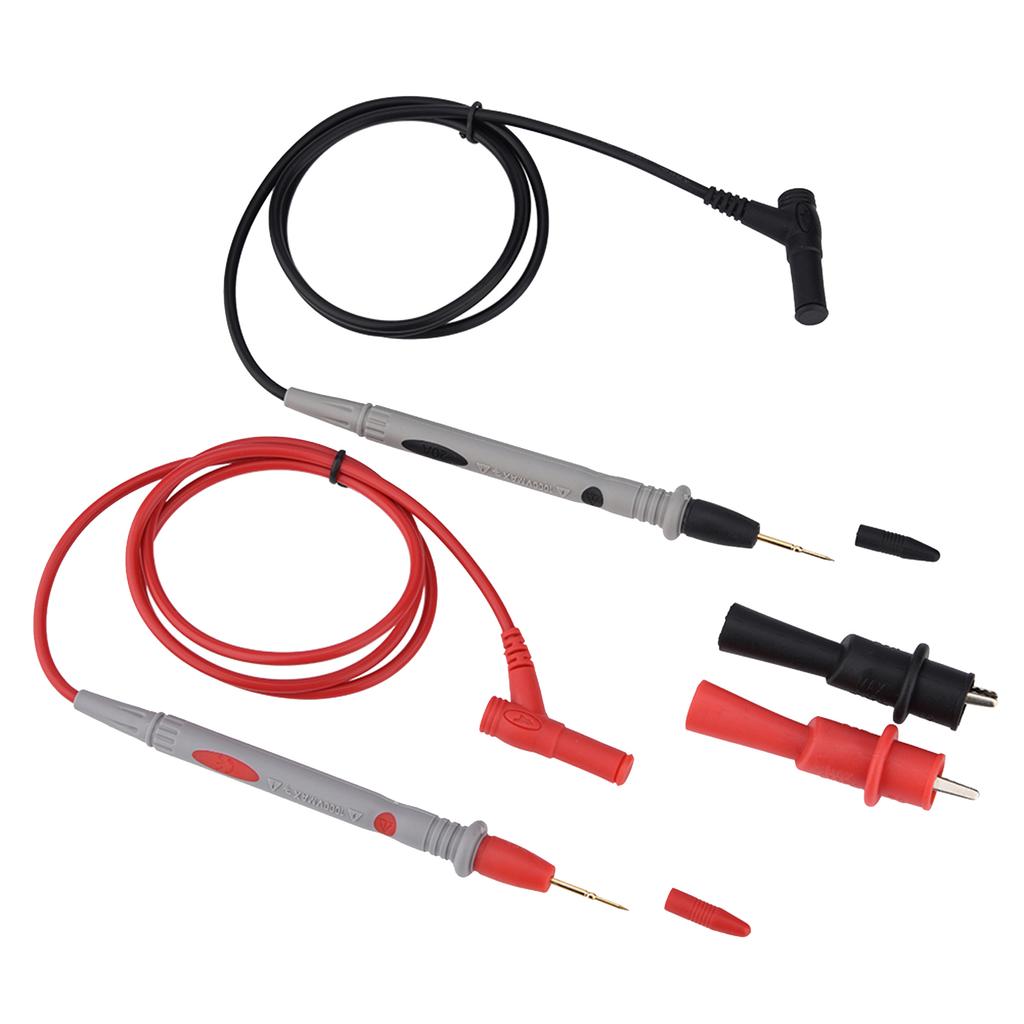 Ultra Sharp Multimeter Probe Precise 1000V 20A Gold Plated Probe S with Alligator Pliers