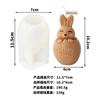 Eggshell Rabbit Silicone Mold Creative Easter Animal DIY Chocolate Candy Molds Kitchen Baking Cake Decor Tool Candle Soap Mould