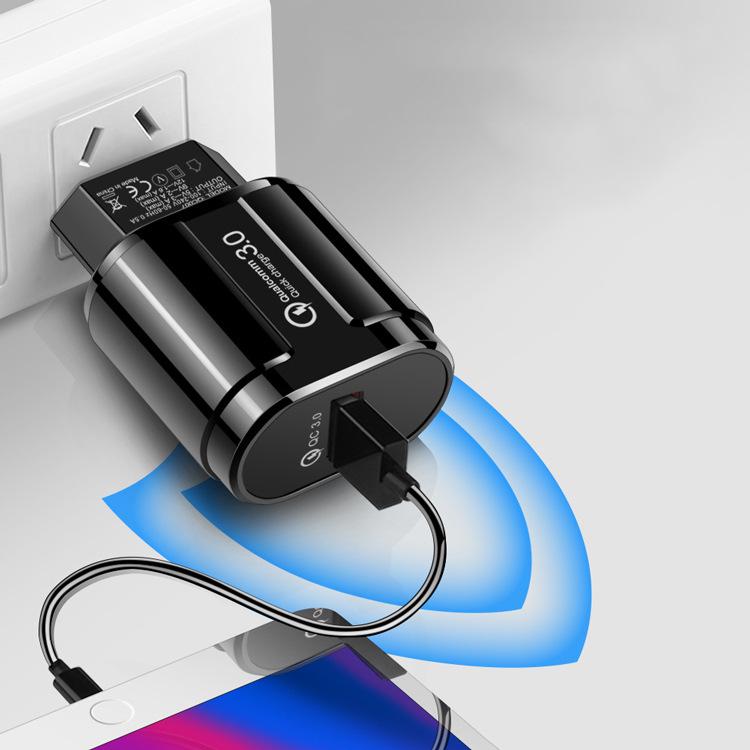 QC 3.0 Fast Mobile USB Charger, Smart 18W EU/US Plug