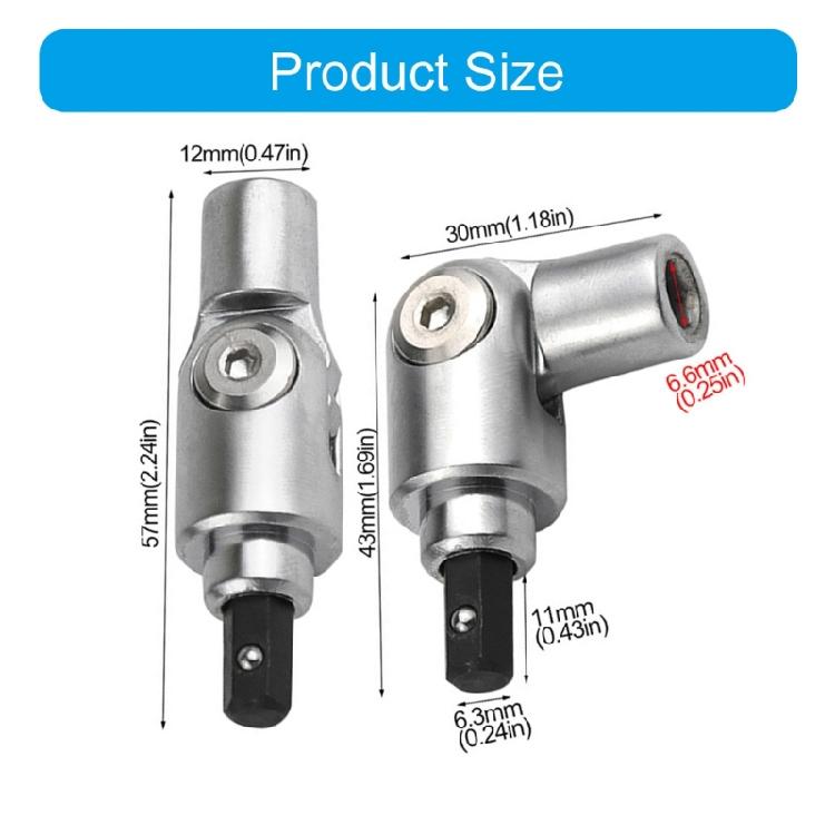 Bohrerhalter Magnetisch Schwenkbarer Bitspitzenhalter Set Bohrerverlängerung Schwenkbar Sechskant Schnellwechsel Schwenkbarer Schraubendreher