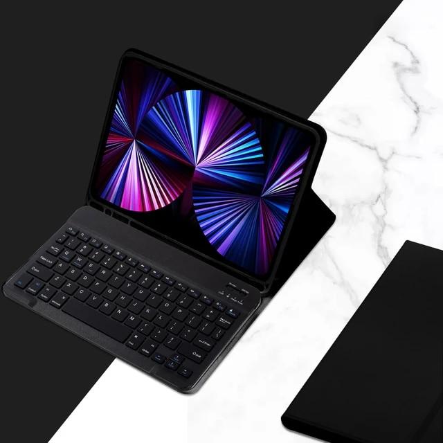 For iPad Keyboard Case For iPad 10.2 9/8/7th Pro 11 2021 2020 2022 10.9 Air 5 4 3 2 2017 9.7 5/6th Pro 10.5 Mini 6 5 4 Case