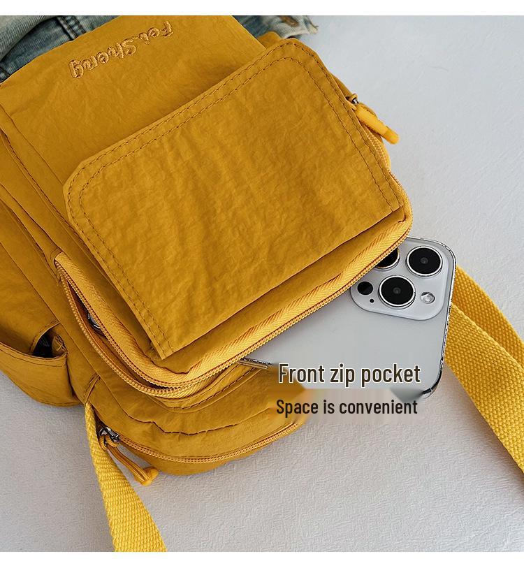 Borsa a tracolla unisex impermeabile multi-tasche - Borsa a spalla di grande capacità per sport, outdoor e uso fotografico