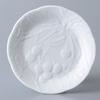 NARUMI Plate Set, 17cm, White, 5 Designs, Cute Relief Design, Microwave and Dishwasher Safe, Made in Japan, Gift Box Included, 1023-23366
