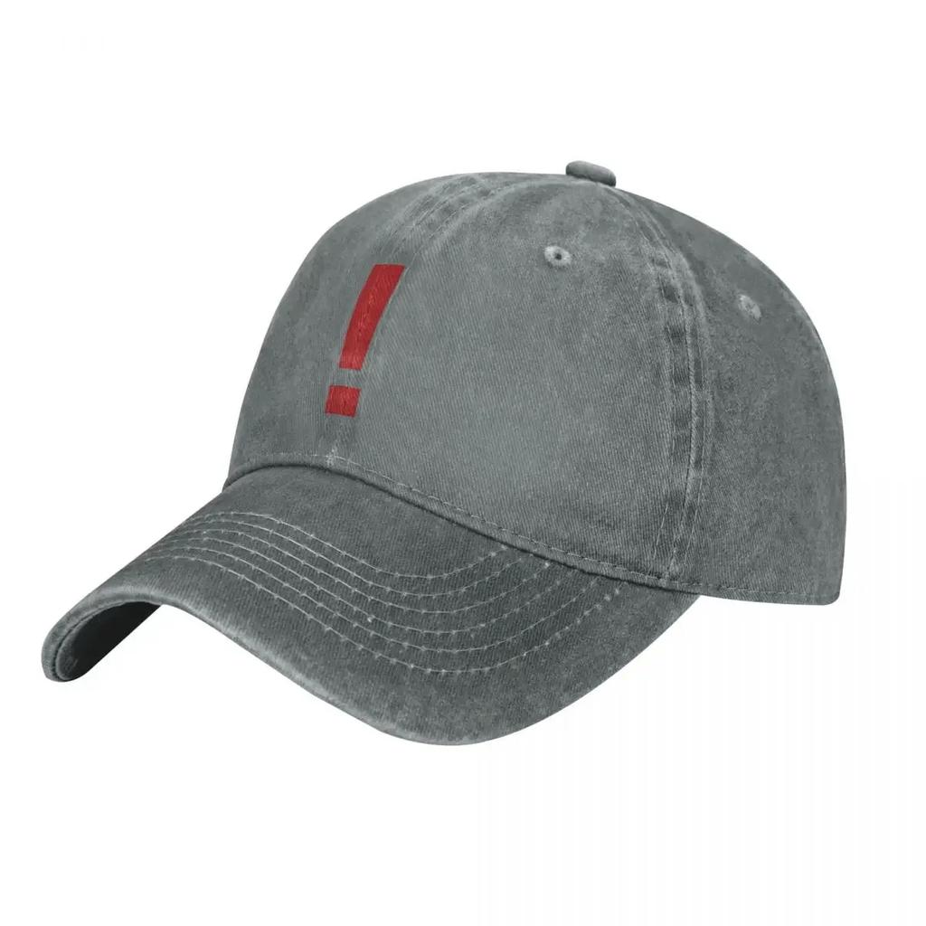 Metals Gear Solid Alerts Denim Baseball Cap Fashion Logo Unisex Design Trucker Hat Spring Cute Outdoor Sport Casual Snapback Cap