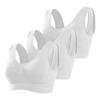 Plus Size Tank Style Push Up Sports Bra For Running Yoga With Removable Pads