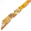 HERMES Horse pattern Twilly Twilly Twilly Scarf silk Orange