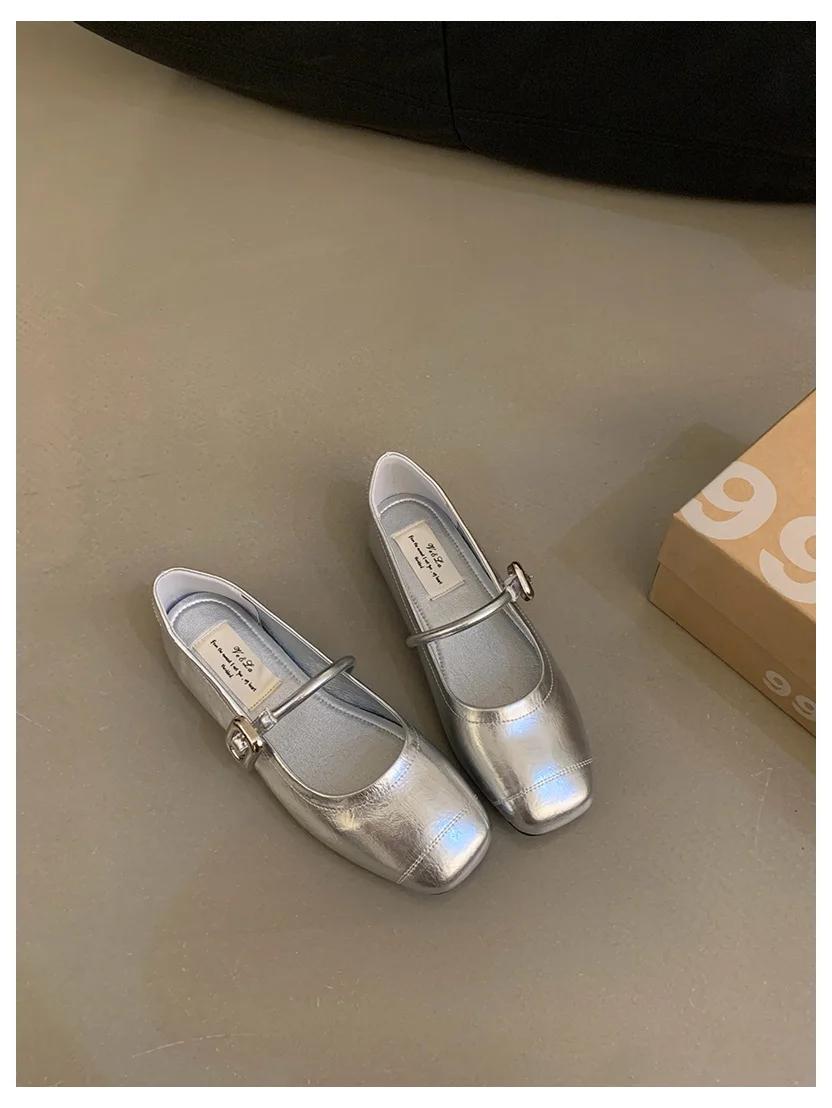 

Женские милые балетки, женские слипоны, винтажные кавайные мокасины, лоферы, девичьи мягкие балетки, брендовые туфли Мэри Джейн, женские 40