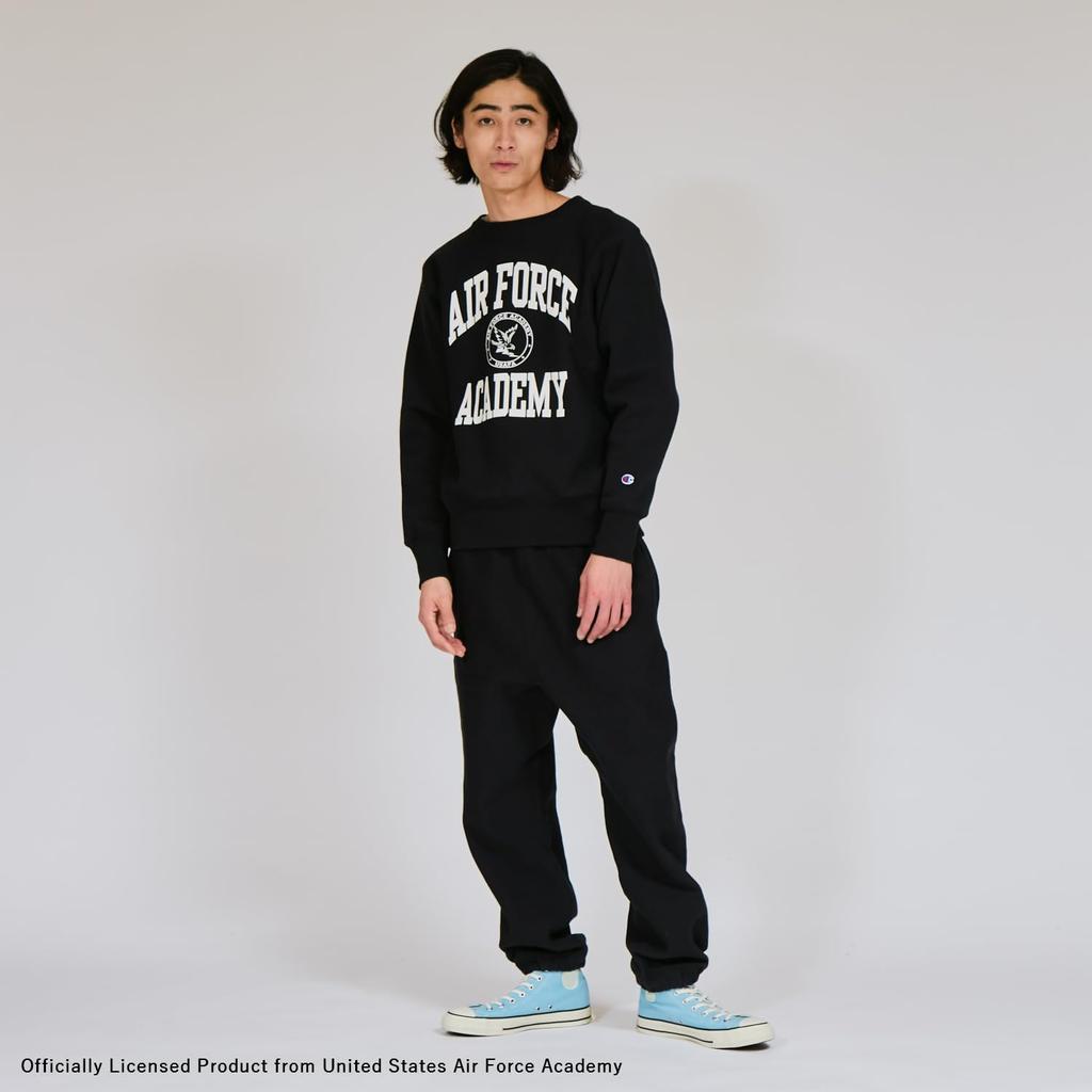 Champion Reverse Crew Neck Long Cotton Brushed Graphic Weave® Sweatshirt, Sleeve, 11.5oz USA, Back, Print, C3-C026-090-XL