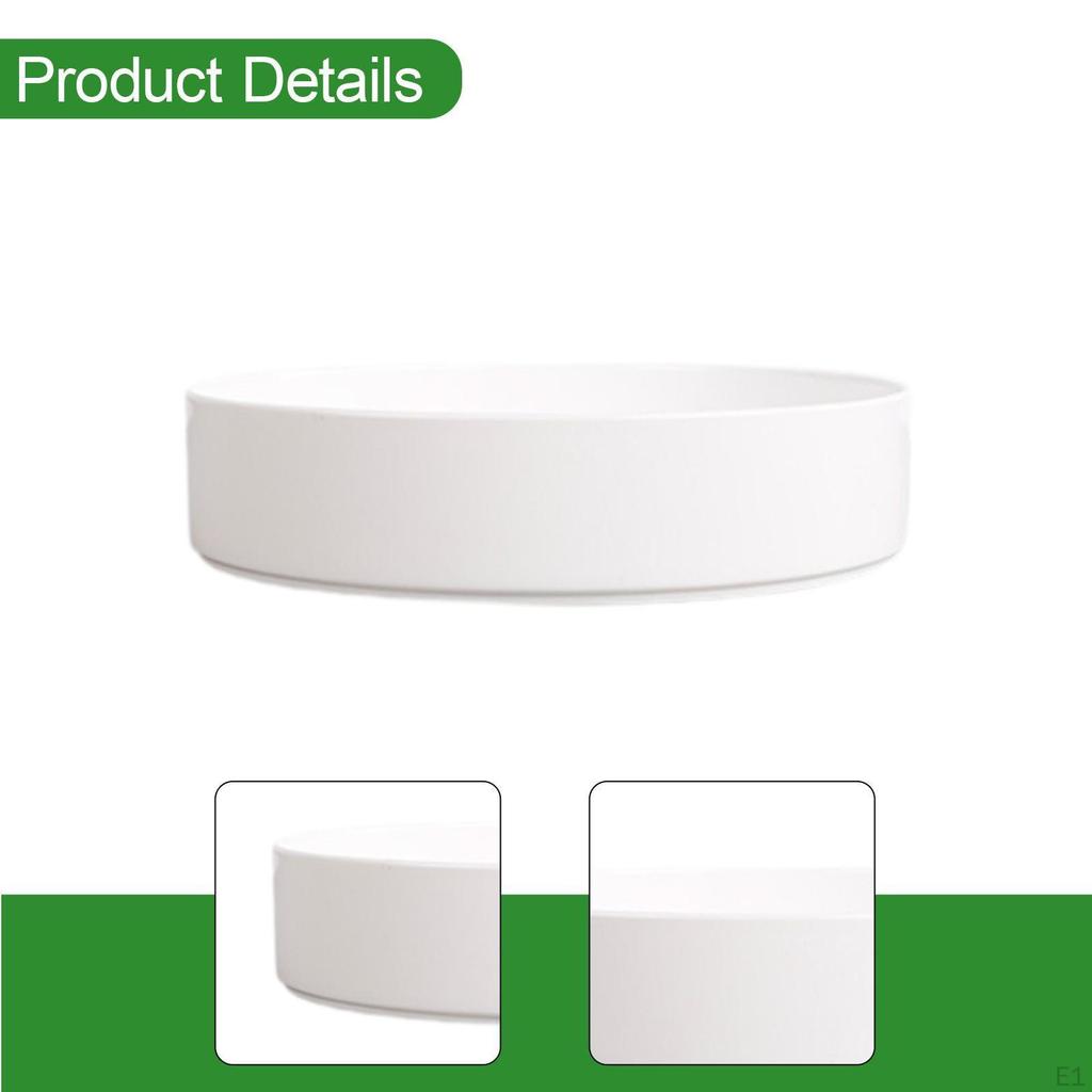 Vaso Decorativo Tigela Vaso de Flores Redondo Estético Suporte de Composição PP Prático para Micro Paisagens