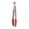 Casabenny Leaf Silicone Cooking Tongs_Red