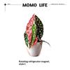 New Rotatable Mini Artificial Plant Fridge Magnets Realistic Leaf Design For Home Kitchen Office Decor