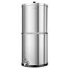 Schwerkraft-Wasserfiltersystem, 11,36L 304 Edelstahl-Arbeitsplatten-Wasserfiltersystem, Reduziert Blei und bis zu 99% Chlor, mit 2 Keramik