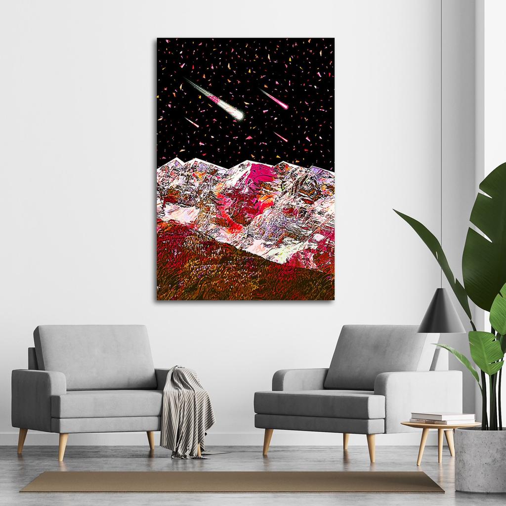 Canvas Print Falling Stars