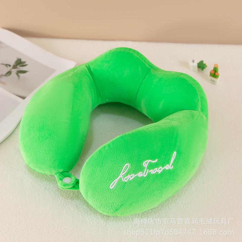 Cestovní polštář, polštář na krk, opěrka brady a krku, roztomilý kreslený cestovní polštář na krk pro chlapce a dívky, cestovní doplňky do letadla, auta, polohovací