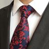 Jacquard Blumen-Krawatten Accessoires Business Formale Krawatte Hochzeitskrawatte Gentleman Hochzeit