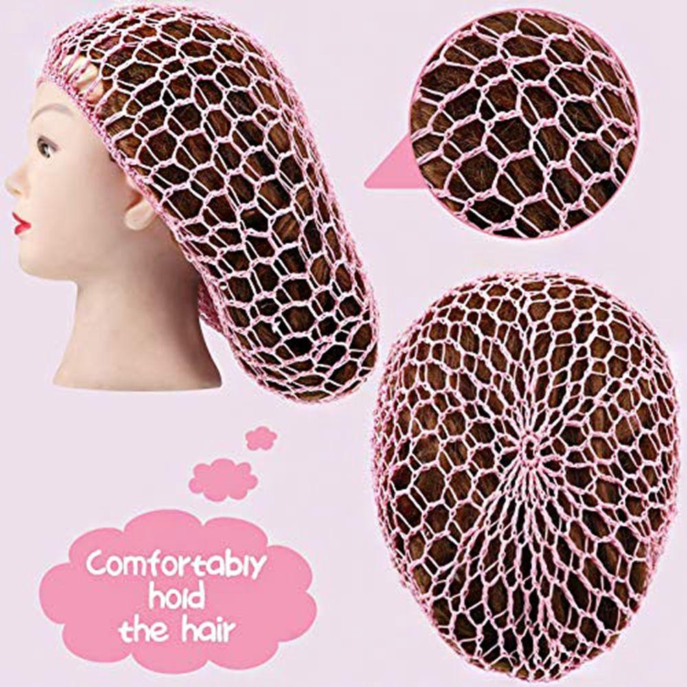 Caps Handmade Sleeping Cap Braid Turban Hat Headbands Crochet Hairnet Knit Hat Women's Hijabs