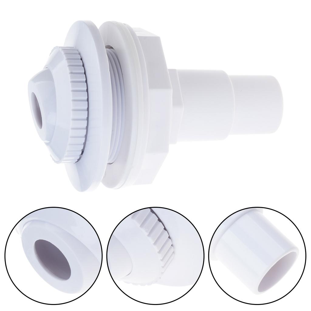 Adjustable Massage Eyeball Hot Tubs Swimming Pool 1.5 Inch Wall Fitting Pool Wall Complete Return Outlet Jet for SP1023