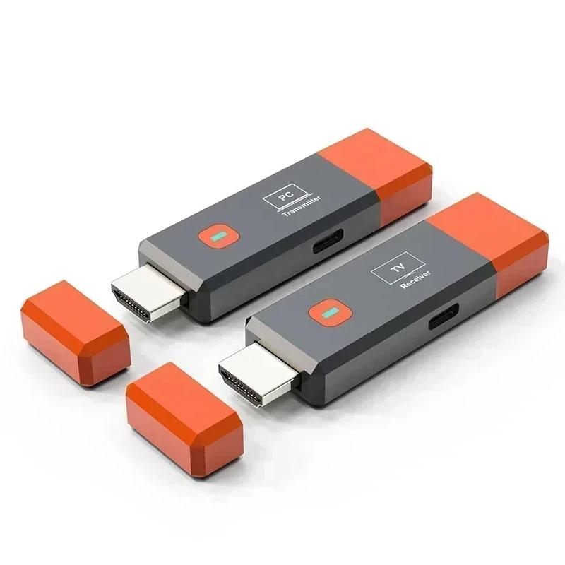 

Wireless HDMI-Compatible Transmitter Receiver 1080P 50M Video Extender Adapter TV Stick Dongle for Monitor Projector Laptops PC