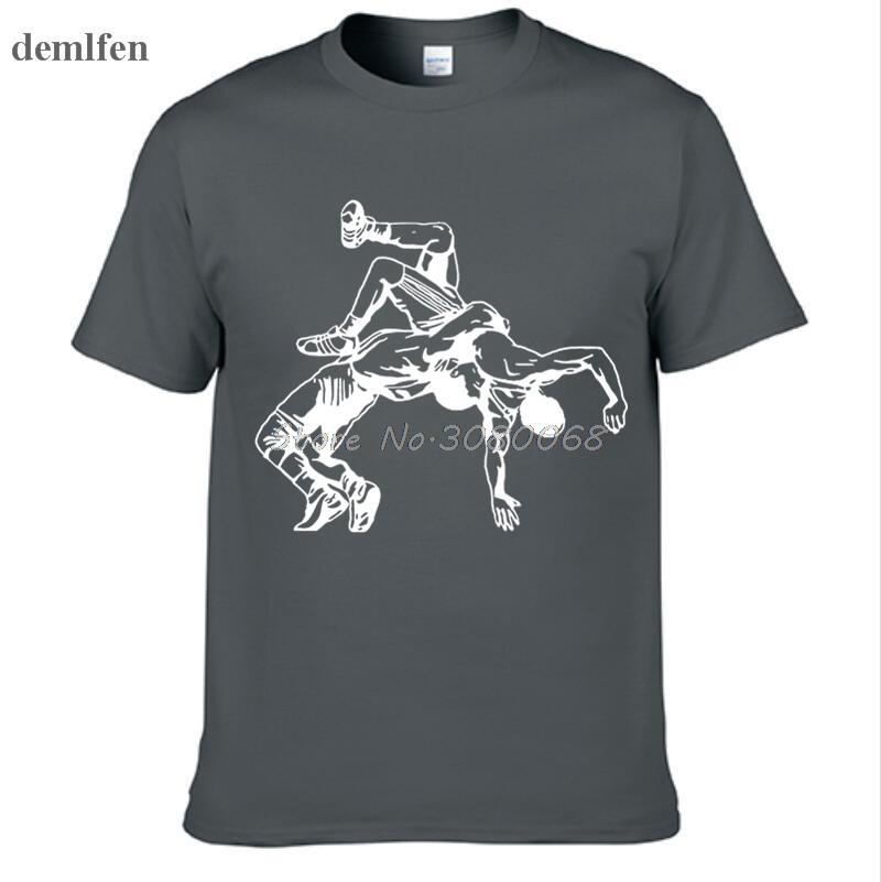 Funny Printed Men T Shirt Newest Wrestling Muay Thai T Shirt Casual O Neck Short Sleeve