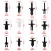 Universal 700Pcs Car Fender Bumper Push Pin Clip Rivets Fastener with 3Pcs Remover Tool Plier