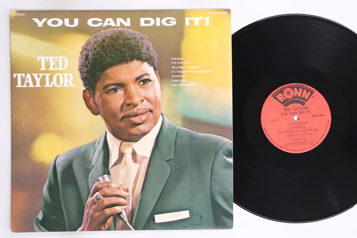 

LP Record TED TAYLOR - You Can Dig It! LPS7529 RONN US Soul/Funk Used