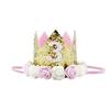 1-7 Year Old Baby Shower 1 Year Old Birthday Kids Shower Party Supplies Baby Birthday Party Crown Princess Crown Headband