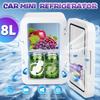 Lodówka Samochodowa 12V 8L Zamrażanie Ogrzewanie Lodówka Kompresor do Samochodu Dom Piknik Chłodzenie Ogrzewanie -22~65 Stopni