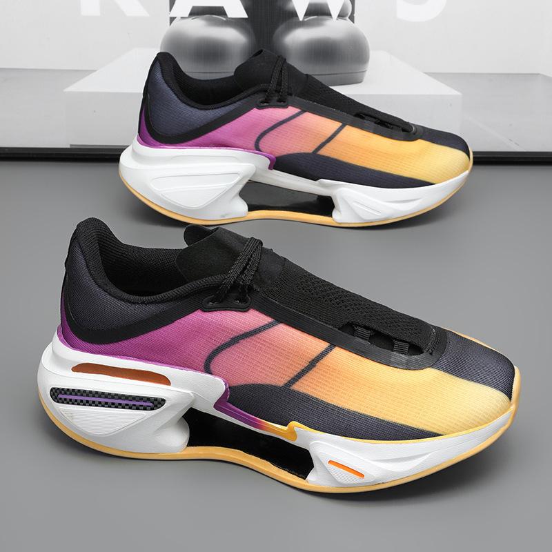 Herren- und Damen-Laufschuhe Neuer Stil stoßdämpfender Sportschuhe Carbonplatte Wettkampfschuhe Schüler der Unterstufe Körperseiten-Laufschuhe