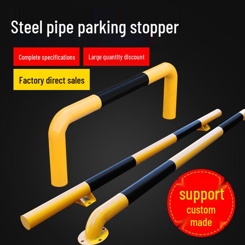 U-Shaped Steel Car Wheel Stopper & Reversing Limit Rod