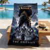Custom Name Epic Odyssey Stylish Digital Printing Beach Towel Quick‑Drying Absorbent Blanket for Beach Pool Gym Travel