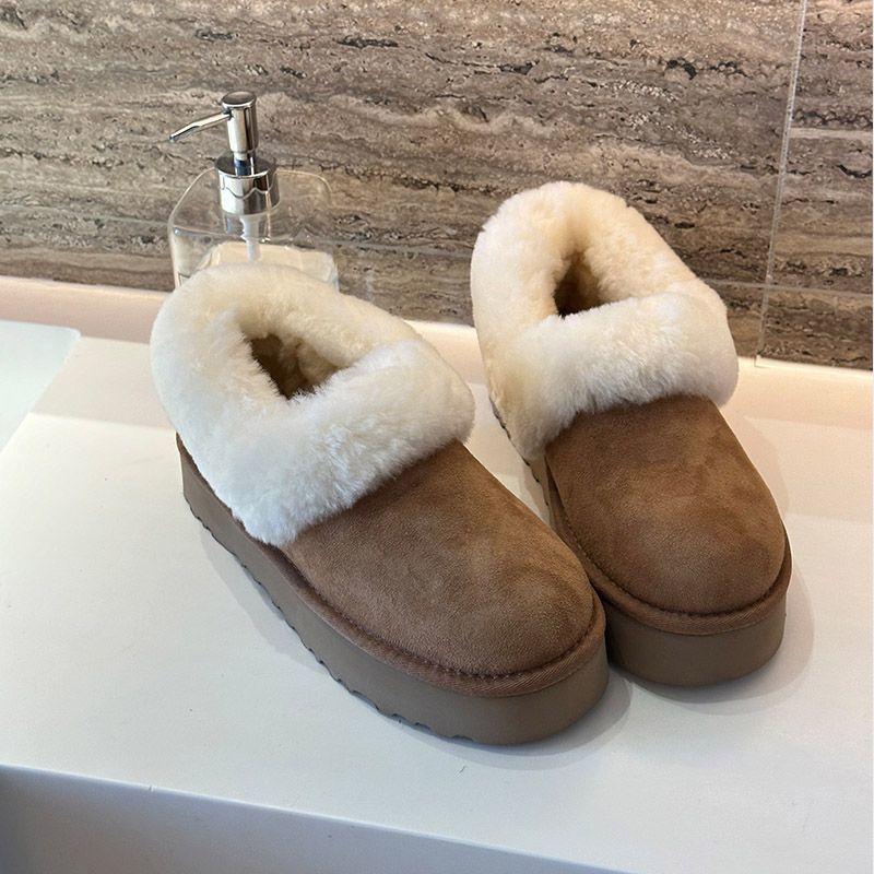 

Женские меховые ботинки с мехом у рта, большого размера, на толстой подошве, с мягкой подошвой, зимние теплые меховые ботинки-сноубутсы, на подкладке, ботильоны до щиколотки, нескользящие, для хайкинга, спортивные, хлопковые ботинки 40 малиновый