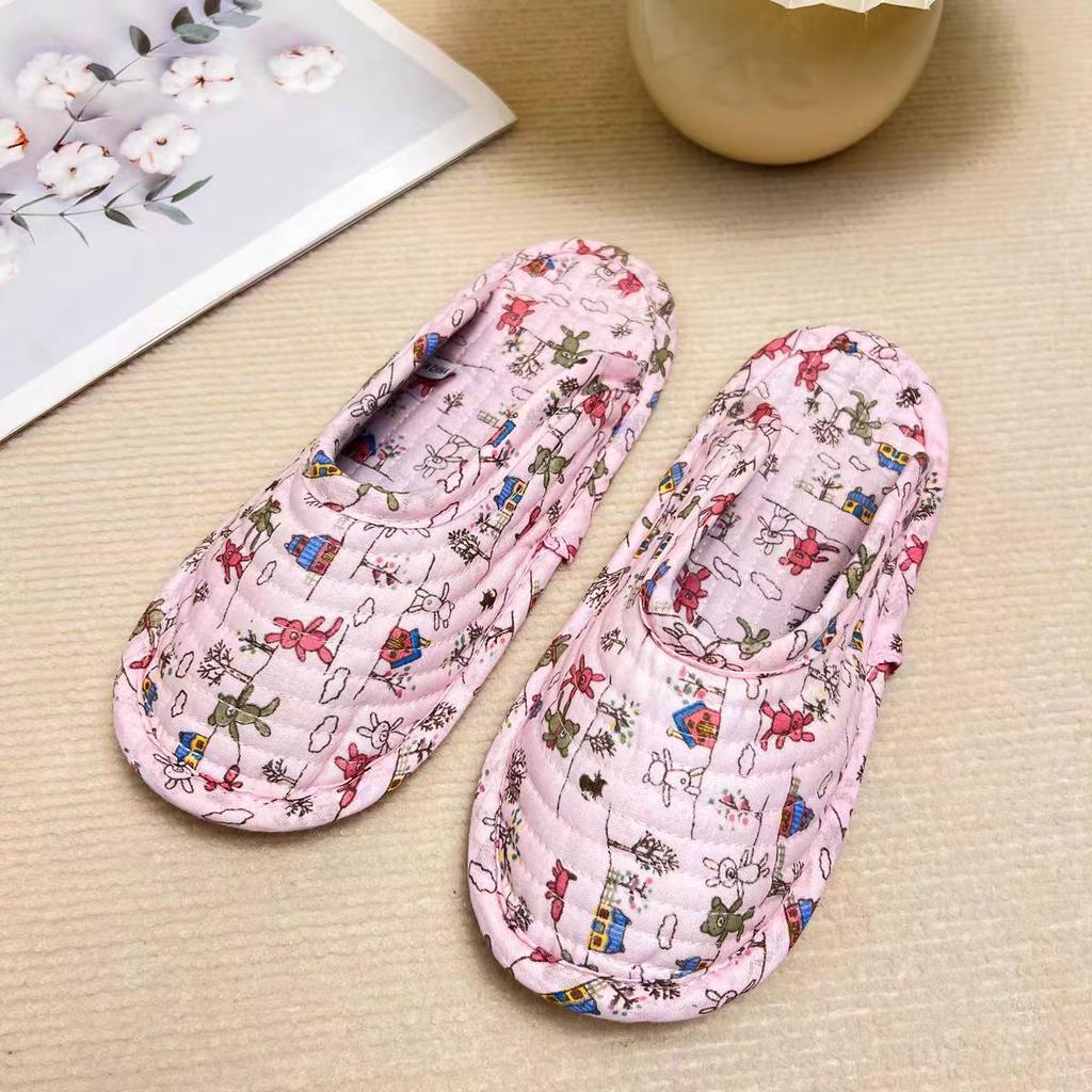 Fashion Women Slippers Lightweight Home Shoes Antislip Soft Indoor Fabric Slippers Can Machine Wash Mix Order