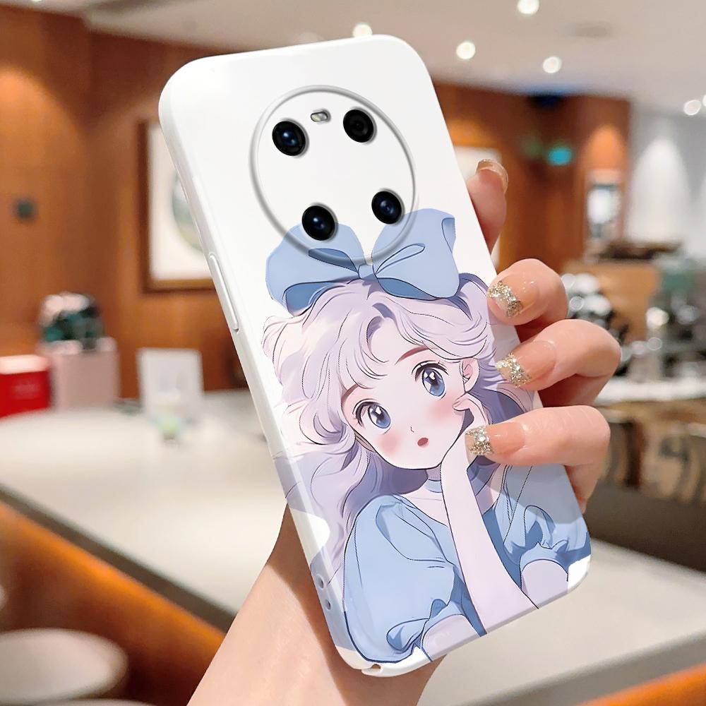 All-inclusive Film Handyhülle Cartoon Mode Design Hartschale Vollständige Abdeckung Kameraschutzhülle für iPhone Huawei Honor Vivo Google