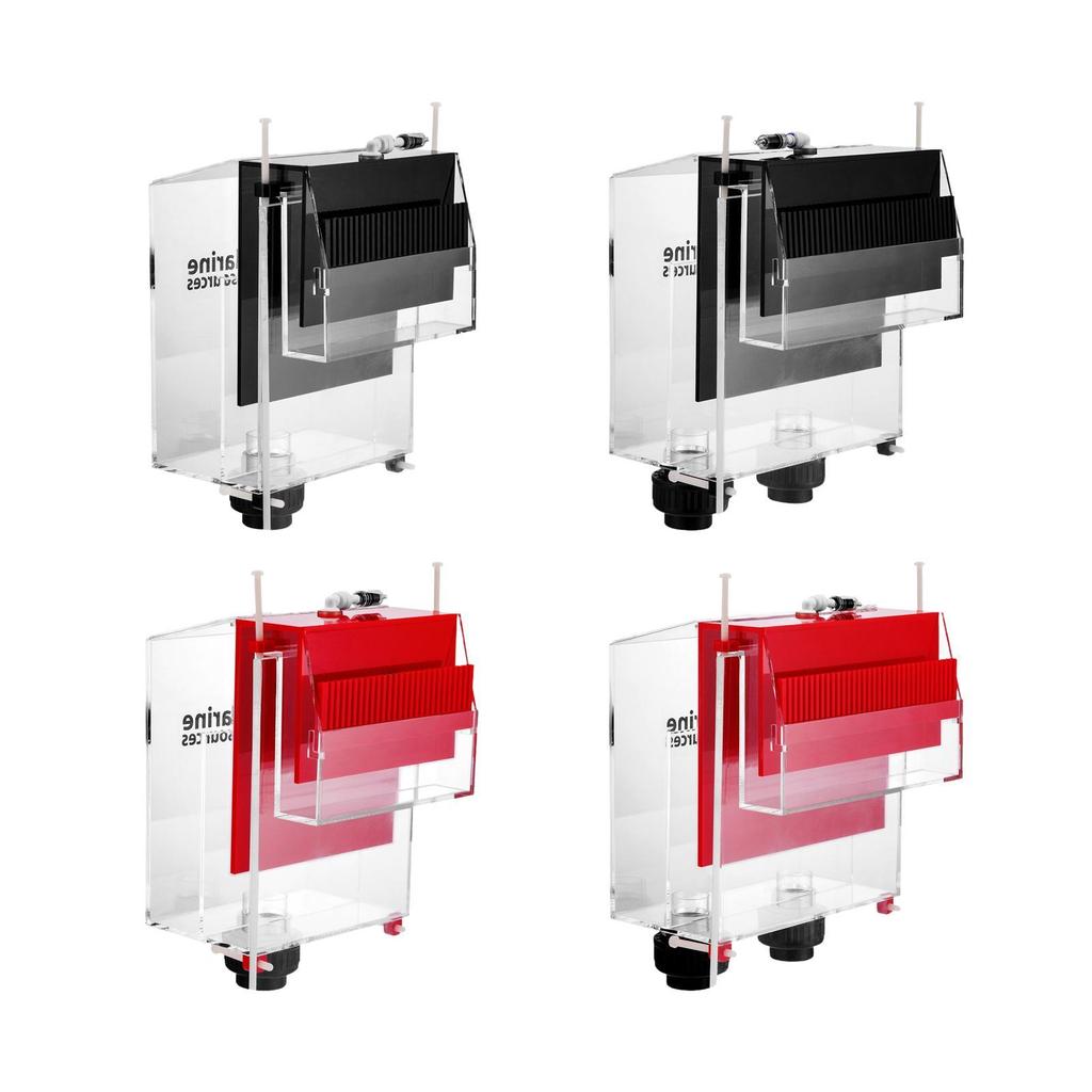 Overflow Box Detachable Hang on Fish Tank Accessories Self Start Landscaping
