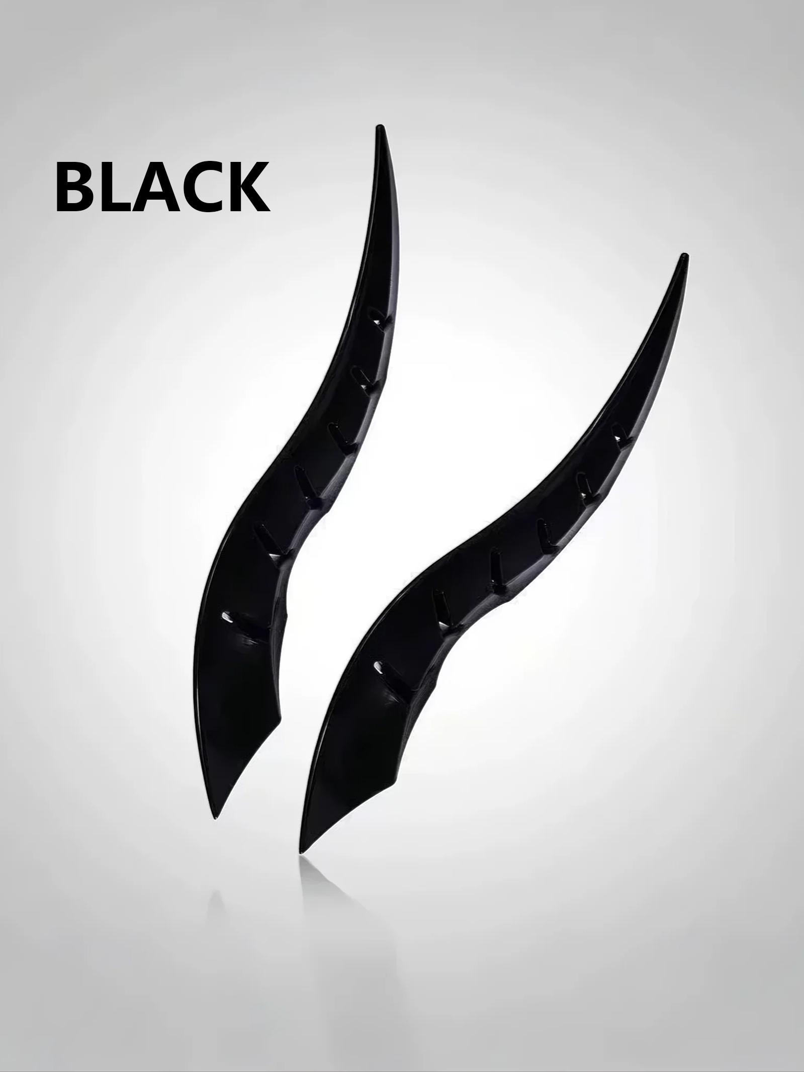 

1 Pair Dragon Horn Modified Demon Car Horn Accessories – With multi-functional design and unique material advantages. чёрный