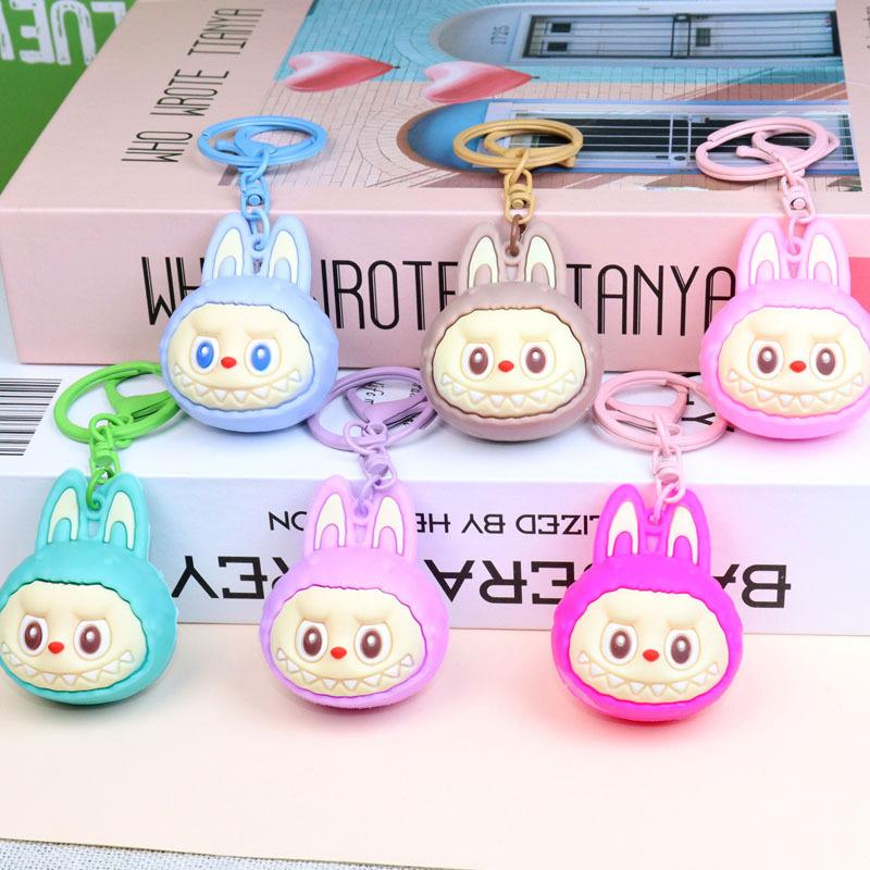 1PC Sheep Keychain Pendant Couple Car Bag Key Ring Pendant