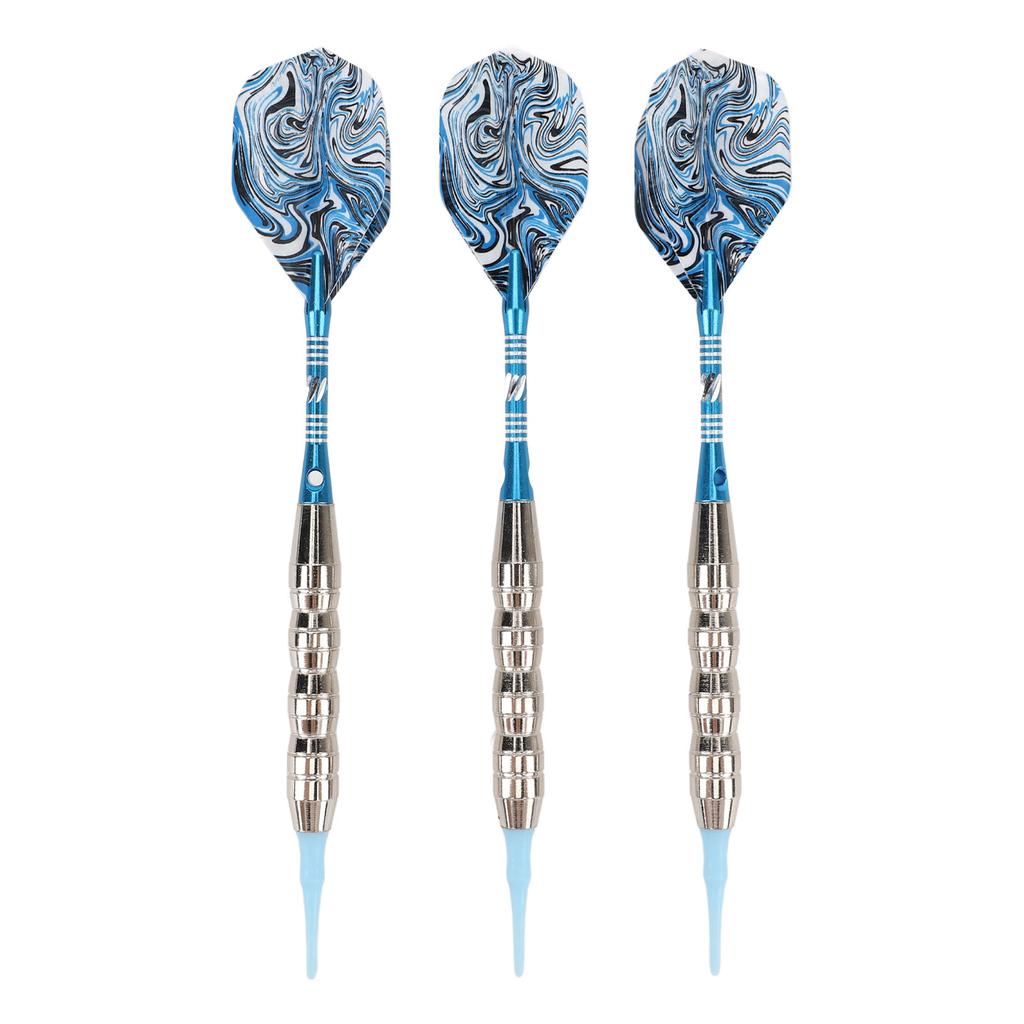 3 STK myk spiss dartsett for darttavle Aluminiumslegering stål PET Profesjonell dart med skaft Flight