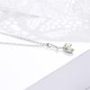 Green leaf necklace fashion accessories small fresh niche design feeling neck chain simple pendant female ins