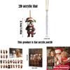 Christmas Pet Dog Advent Calendar Acrylic Hanging Ornaments For Holiday Decor And Gifts
