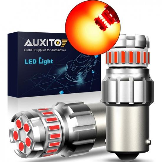 AUXITO 1156 7506 BA15S Светодиодный Стоп-сигнал Задний Фонарь Красный Ультра-яркий EXV