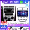 Car Radio Android 14 For Dodge Caliber 2007 - 2010 GPS Navigation Video Auto Stereo Multimedia Player Screen No 2din 4G Wifi DVD