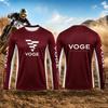 Unisex Motocross Inspired Long Sleeve Jersey 3D Print Voge Logo Graphic Breathable Quick Dry Offroad Riding Sports Top Kids
