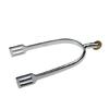 Premium Zincs Alloys English Spurs 30mm Neck Chrome Plated for Superior Control in Equestrians Activity