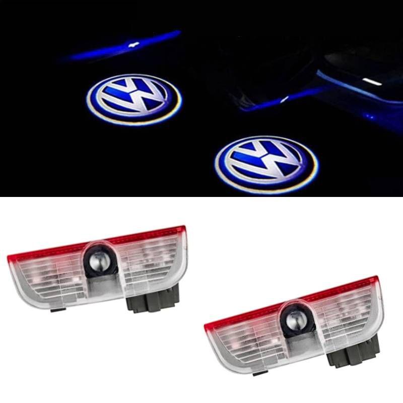 Éclairages de Porte de Voiture LED Volkswagen Effet de Projection Haute Définition 2 Pièces
