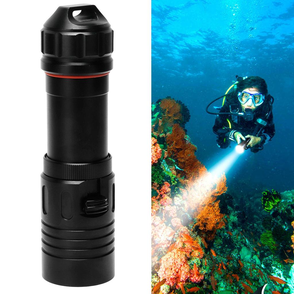 L2 Diving Flashlight Portable Waterproof Submarine Aluminum Alloy Electric Torch 2000LM