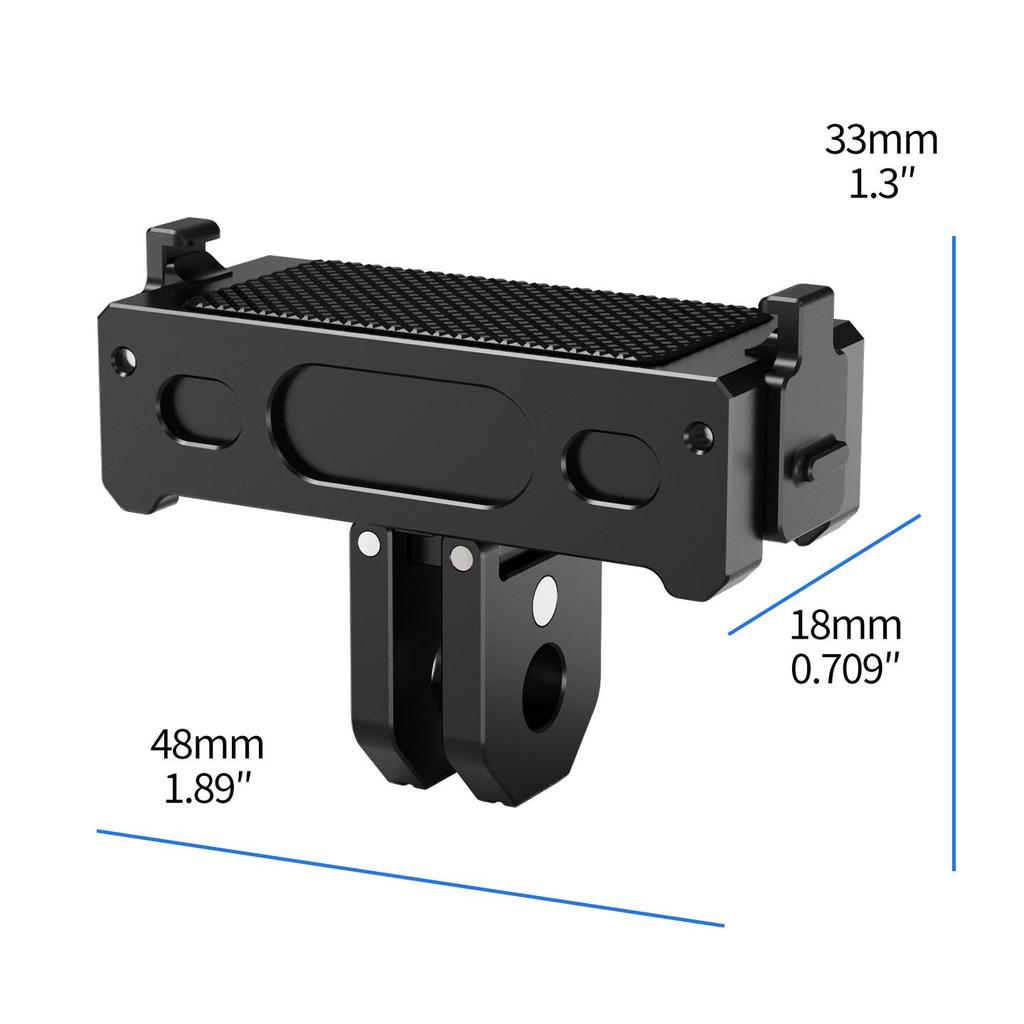 Insta360 GO Ultra Magnetic Quick-Release Metal Base & Dual-Interface Adapter.